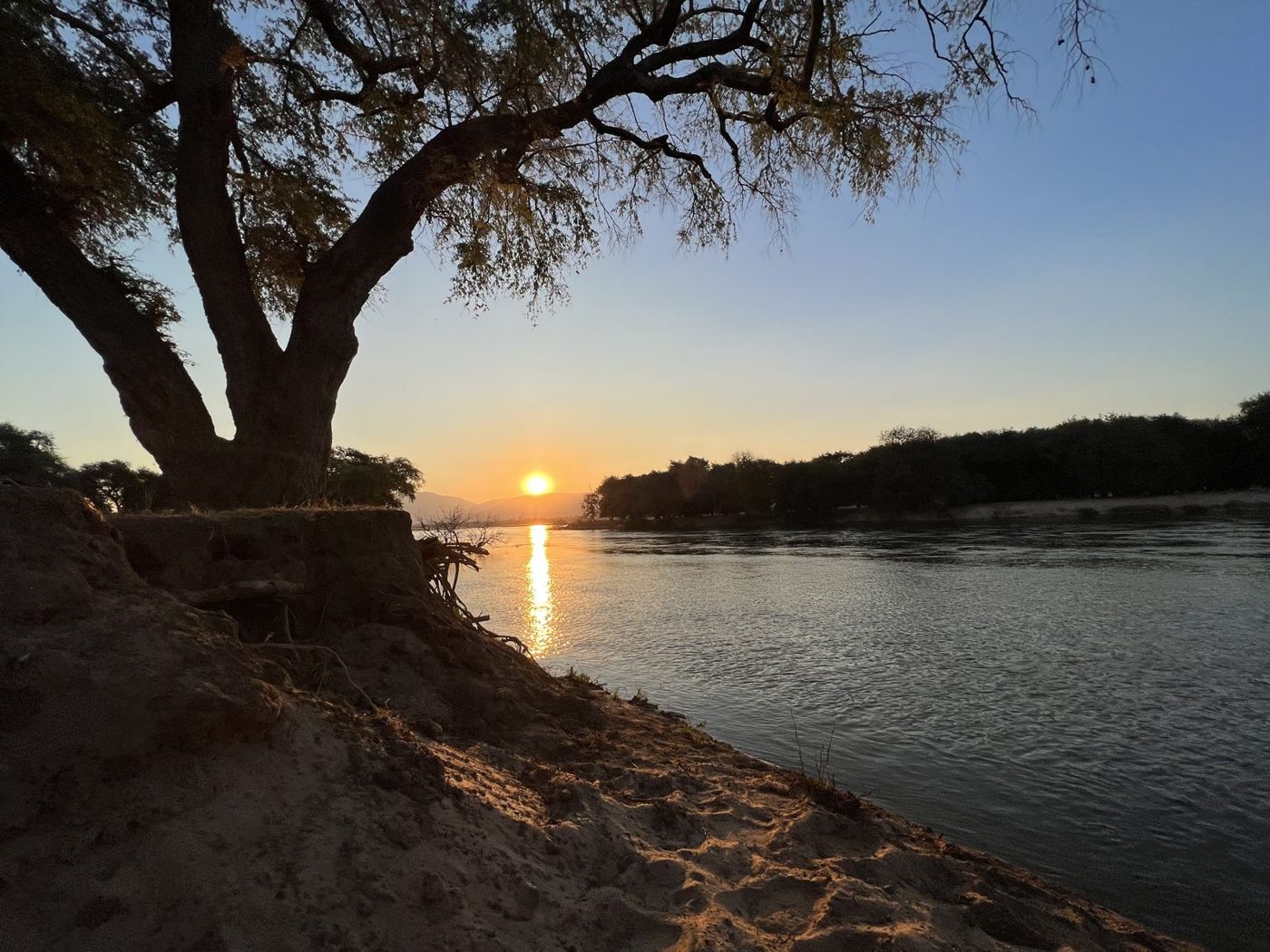 Simbabwe – Sonnenuntergang am Sambesi